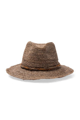 Marjo - Raffia Cowboy Fedora - Mushroom