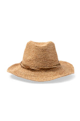Marjo - Raffia Cowboy Fedora - Natural
