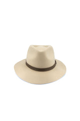 Thredbo - Wool Felt Fedora - Beige
