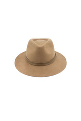 Thredbo - Wool Felt Fedora - Camel