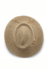 Esther - Natural Fibre Fedora - Natural