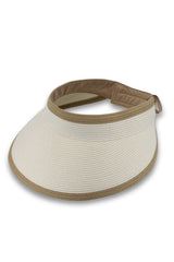 Isla - Flexibraid® Visor - Beige/Chocolate