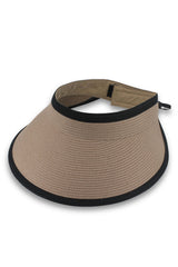 Isla - Flexibraid® Visor - Taupe/Black