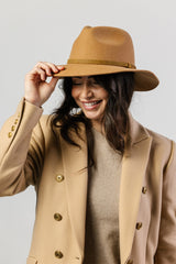 Kitz Felt Fedora - Camel