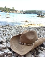 Goldie Raffia Cowboy - Natural