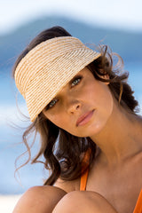 Noosa - Raffia Visor- Natural