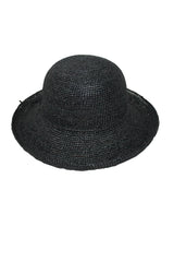 Grace Raffia Breton - Black