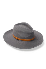 Kathleen Raffia Fedora - Denim