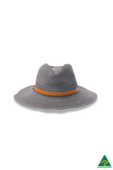 Kathleen Raffia Fedora - Denim