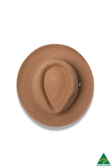 Florence Raffia Fedora - Old Rose