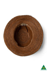 York - Raffia Cloche - Chocolate