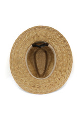 Santiago Straw Fedora Natural