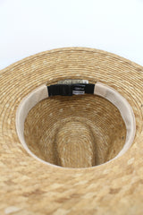 Santiago Straw Fedora Natural