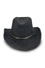 Kai Raffia Cowboy - Black