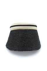 Cabarita - Raffia Visor - Black