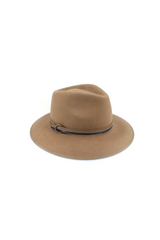 Jindabyne - Wool Felt Fedora - Camel