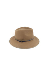 Jindabyne - Wool Felt Fedora - Camel