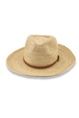 Riviera - Raffia Fedora - Natural