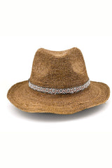 Marrakech - Raffia Fedora - Camel