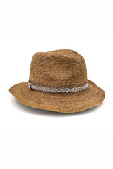 Marrakech - Raffia Fedora - Camel