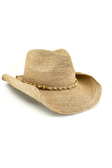 Beth - Raffia Cowboy - Natural