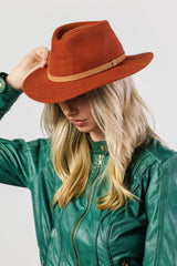 Verbier Felt Fedora - Paprika
