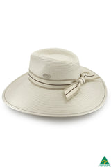 Hepburn Wide Brim Flexibraid® Fedora - Ivory