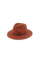 Perisher - Wool Felt Fedora -Paprika