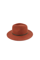 Perisher - Wool Felt Fedora -Paprika
