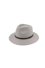 Perisher - Wool Felt Fedora - Light Grey