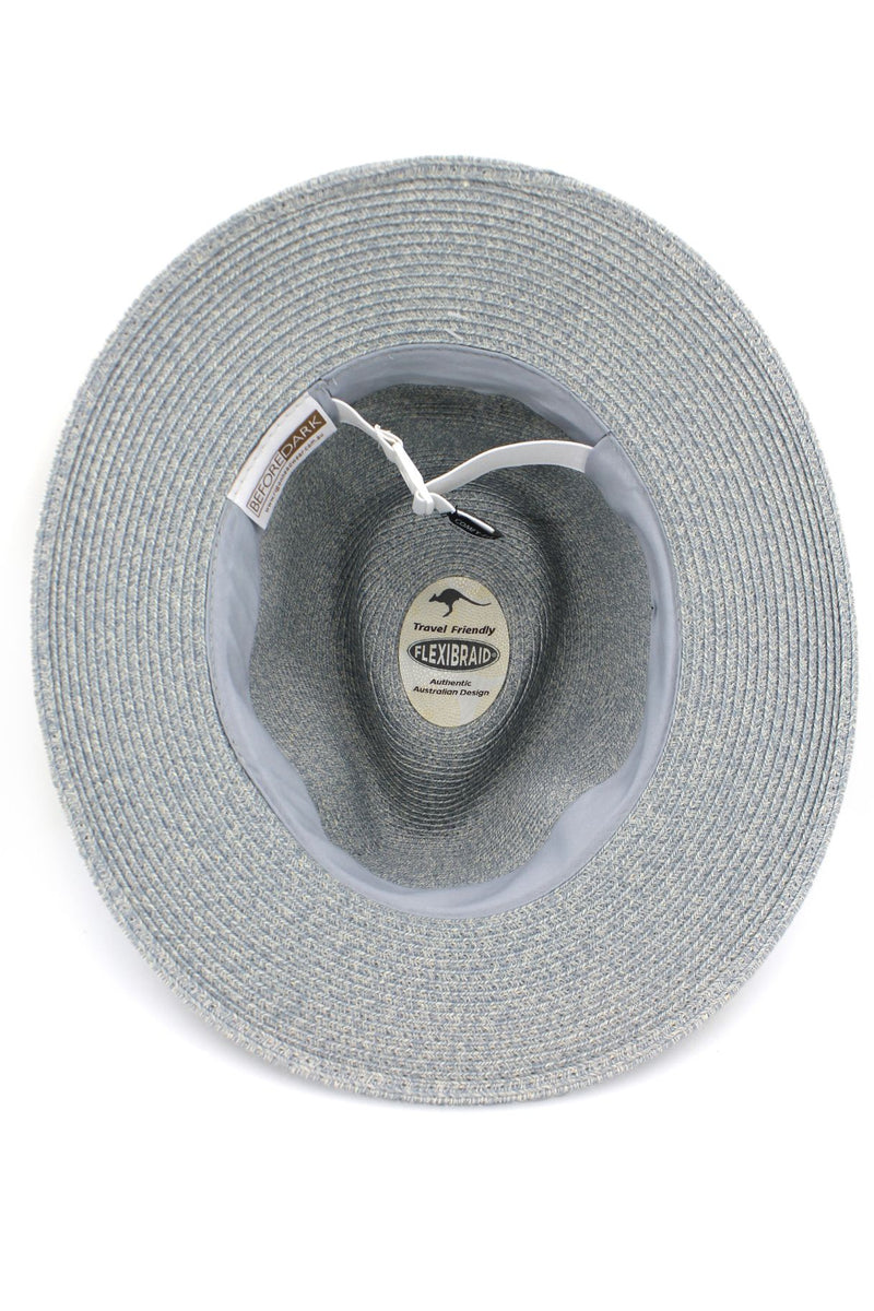 Avoca - Flexibraid® Fedora - Pacific Blue