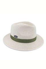 Pana-Mate Flexibraid® Fedora - Ivory/Olive