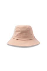 Rosie Linen Bucket - Dusty Rose