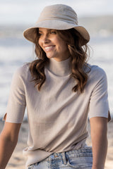 Rosie Linen Bucket - Natural