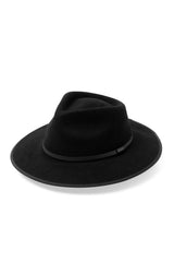 Meribel Felt Fedora - Black