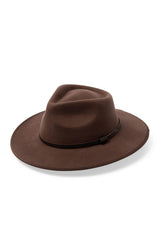 Meribel Felt Fedora - Chocolate