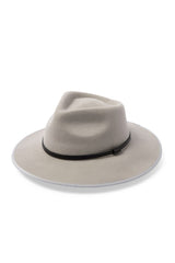 Meribel Felt Fedora - Stone