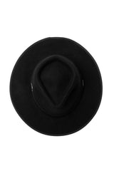 Meribel - Wool Felt Fedora - Black