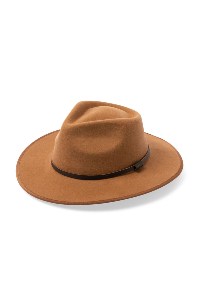 Meribel - Wool Felt Fedora - Camel