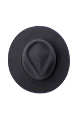 Meribel - Wool Felt Fedora - Slate Blue