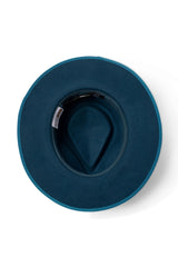 Meribel - Wool Felt Fedora - Teal