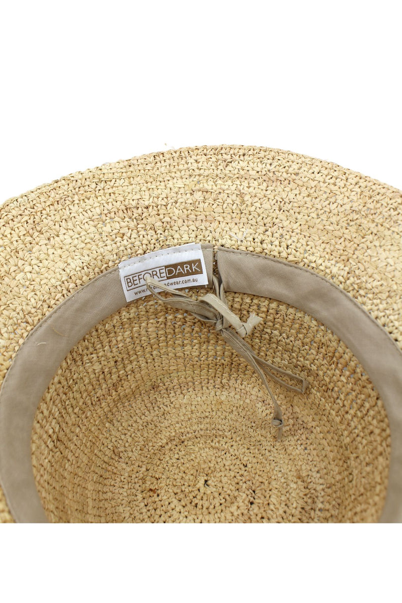 Milan Raffia Breton  - Natural