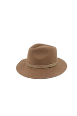 Thredbo - Wool Felt Fedora - Chocolate