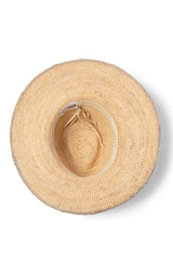 Barcelona - Wide Brim Raffia Fedora - Natural