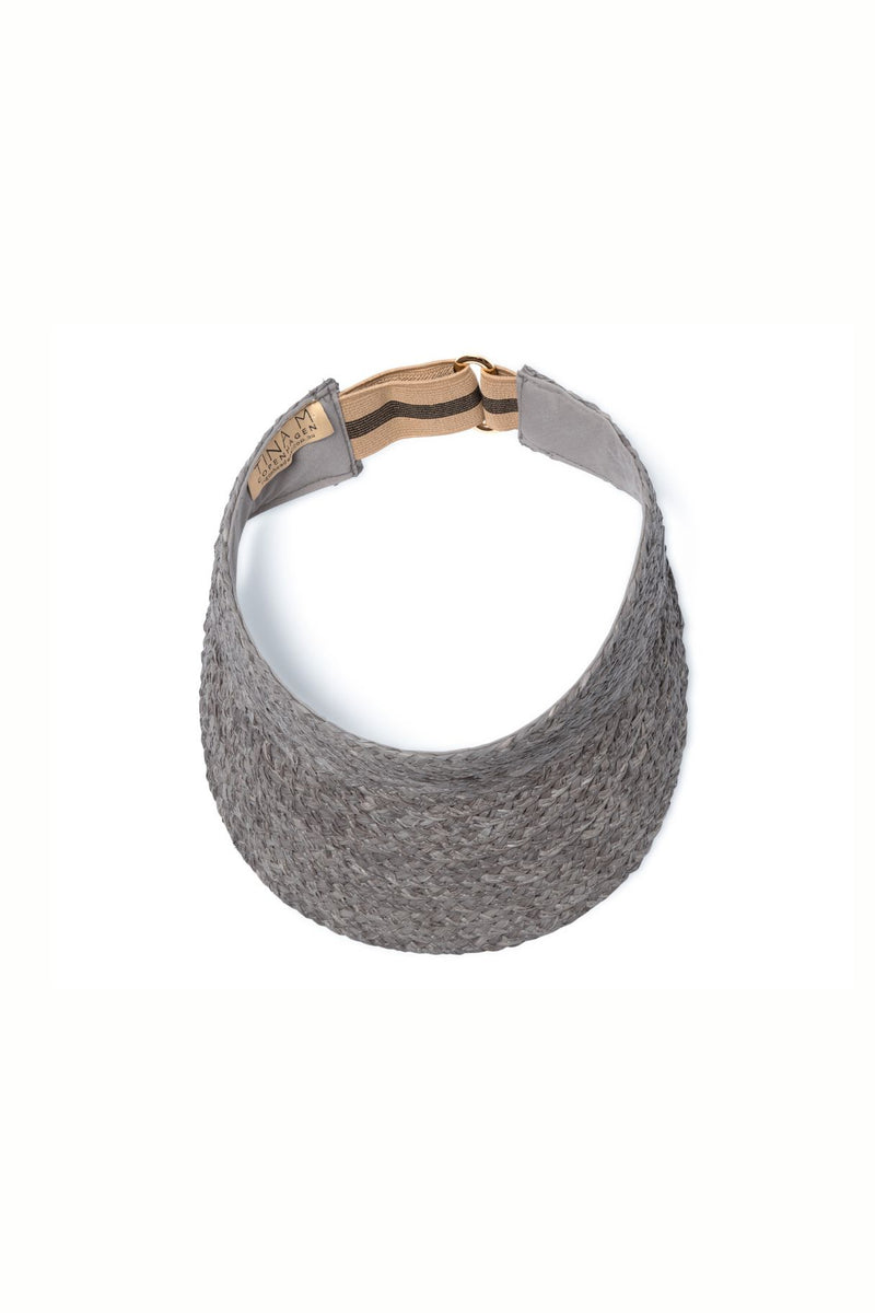 Noosa - Raffia Visor- Denim