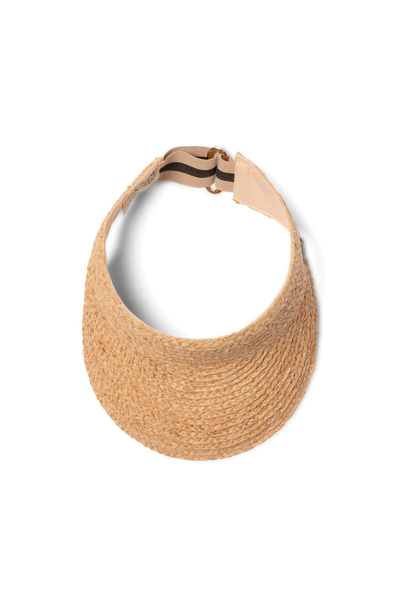 Noosa - Raffia Visor- Natural