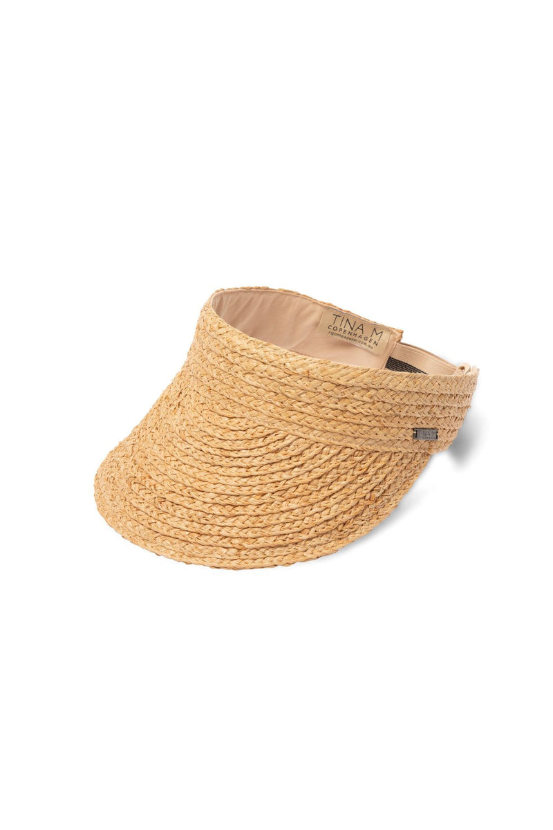 Noosa - Raffia Visor- Natural