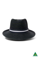 Bailey Raffia Fedora - French Navy