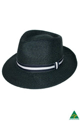 Bailey Raffia Fedora - French Navy