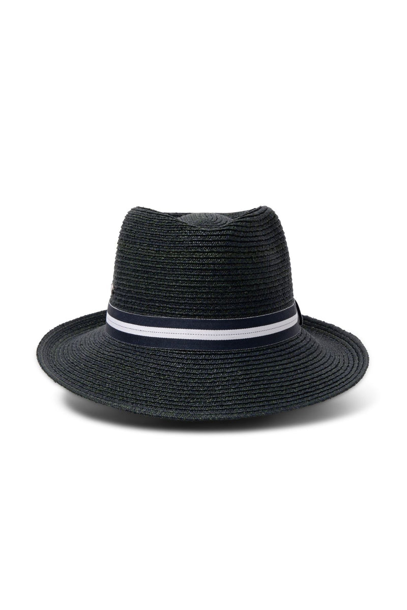 Bailey - Raffia Fedora - French Navy